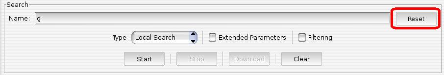 Reset button