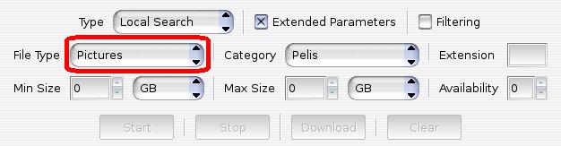 File type filter