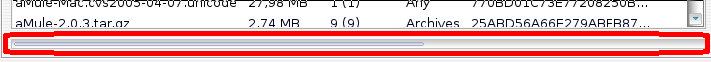 Global search progress bar